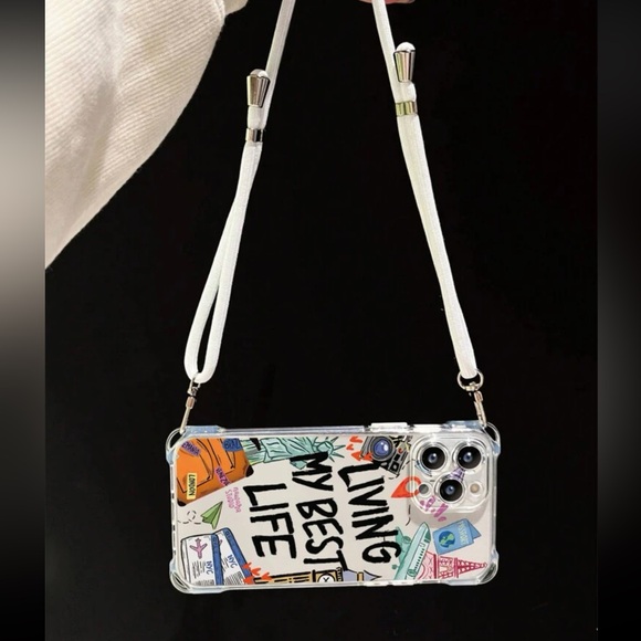 IPHONE CASE. LIVING MY BEST LIFE FOR Iphone 14 and 15 promax - Picture 3 of 7